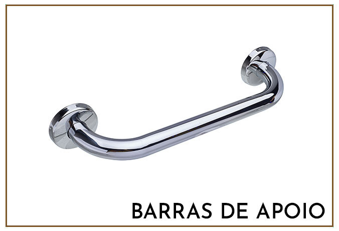 Barras de apoio Linarte para banheiros acessíveis